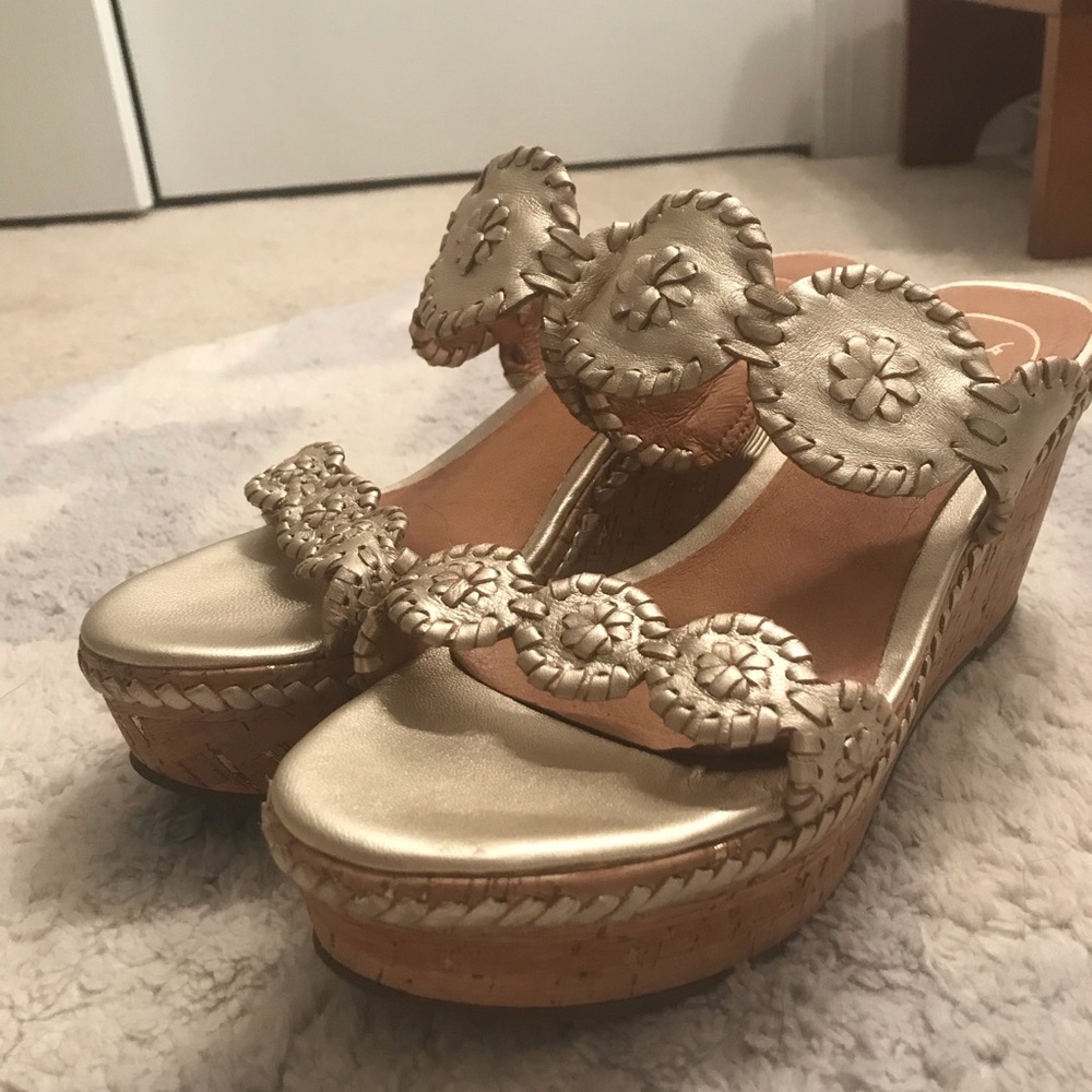 Jack Rogers Lauren Mid Wedge Heels